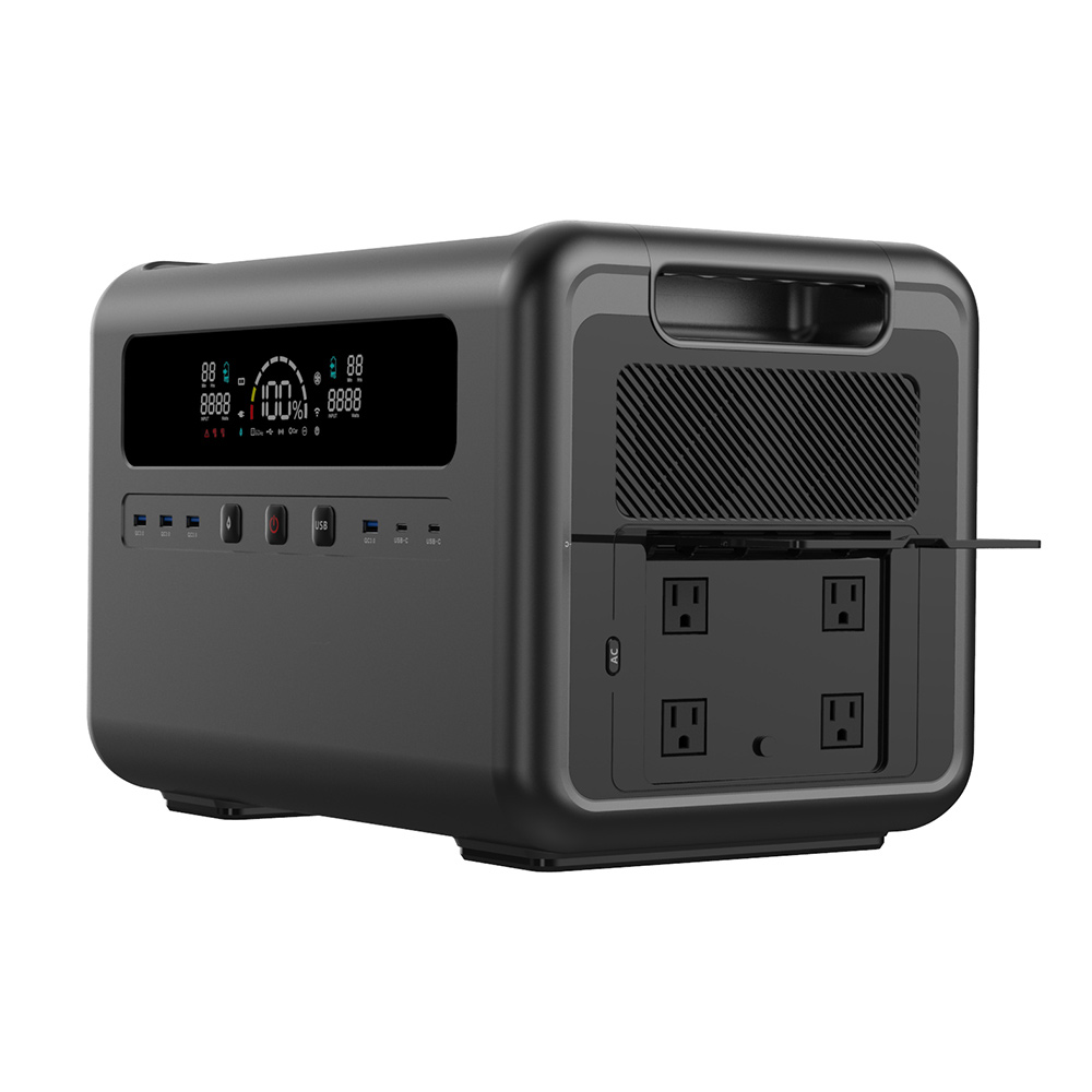 Outdoor Power Station - مولد طاقة شمسية بقدرة 2400 واط،