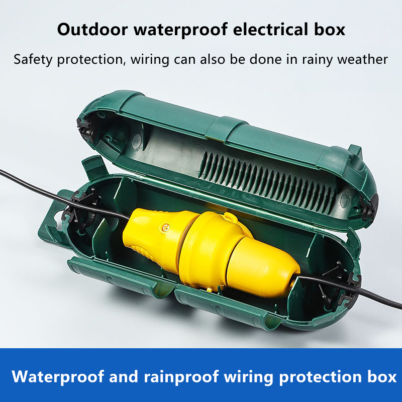 Outdoor Power Outlet Cover - غطاء أمان سلك تمديد خارجي مع