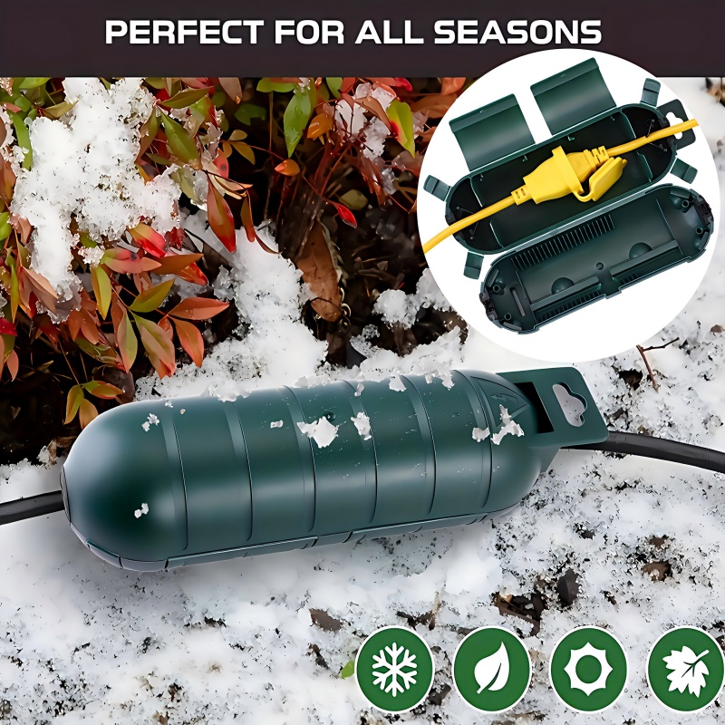 غطاء كابل تمديد خارجي متين من  - مراجعة Outdoor Power Outlet Cover وسعره