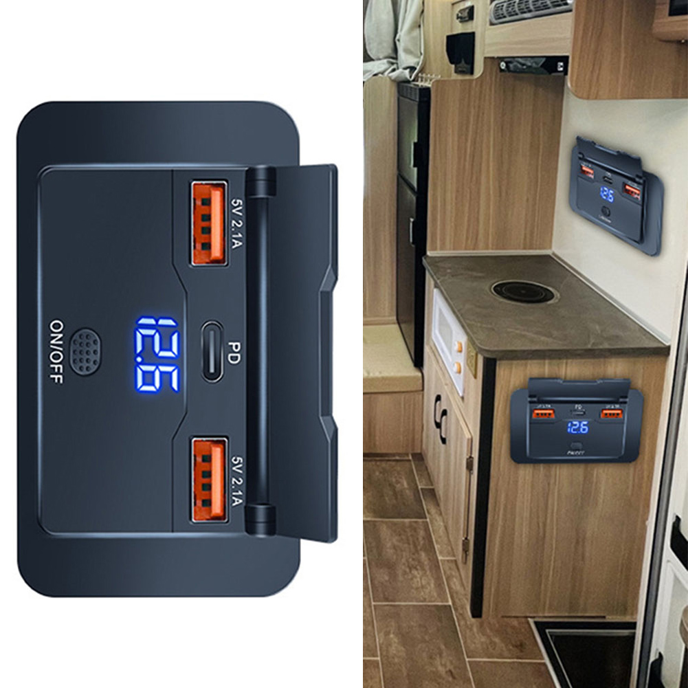 مقبس طاقة للشاحنات ومقبس شحن ل - مراجعة Outdoor Usb Power Outlet وسعره