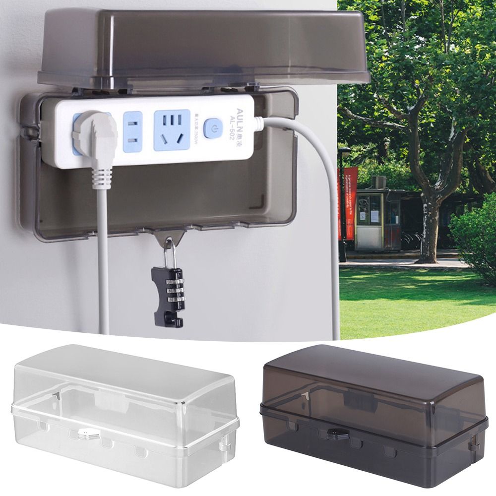 صندوق بلاستيكي متين مضاد للسرق - مراجعة Outdoor Power Outlet Cover وسعره