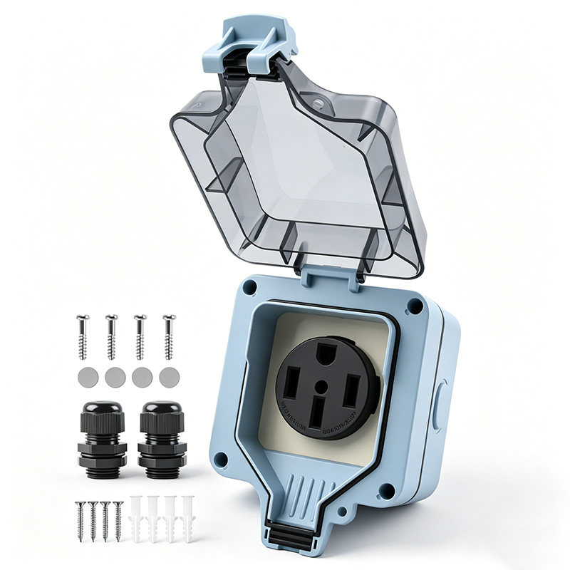 صندوق مأخذ كهربائي خارجي مقاوم - مراجعة Outdoor Power Outlet Cover وسعره