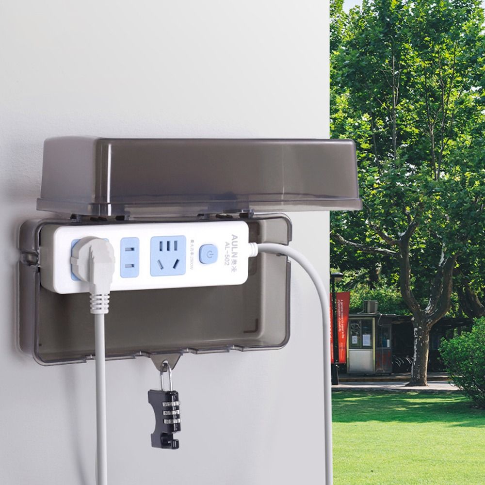 صندوق بلاستيكي محمول مضاد للسر - مراجعة Outdoor Power Outlet Cover وسعره