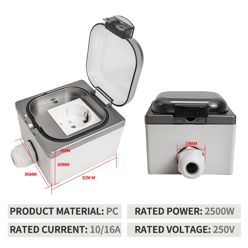 صندوق مقبس كهربائي خارجي مقاوم - مراجعة Outdoor Kitchen Power Outlet وسعره