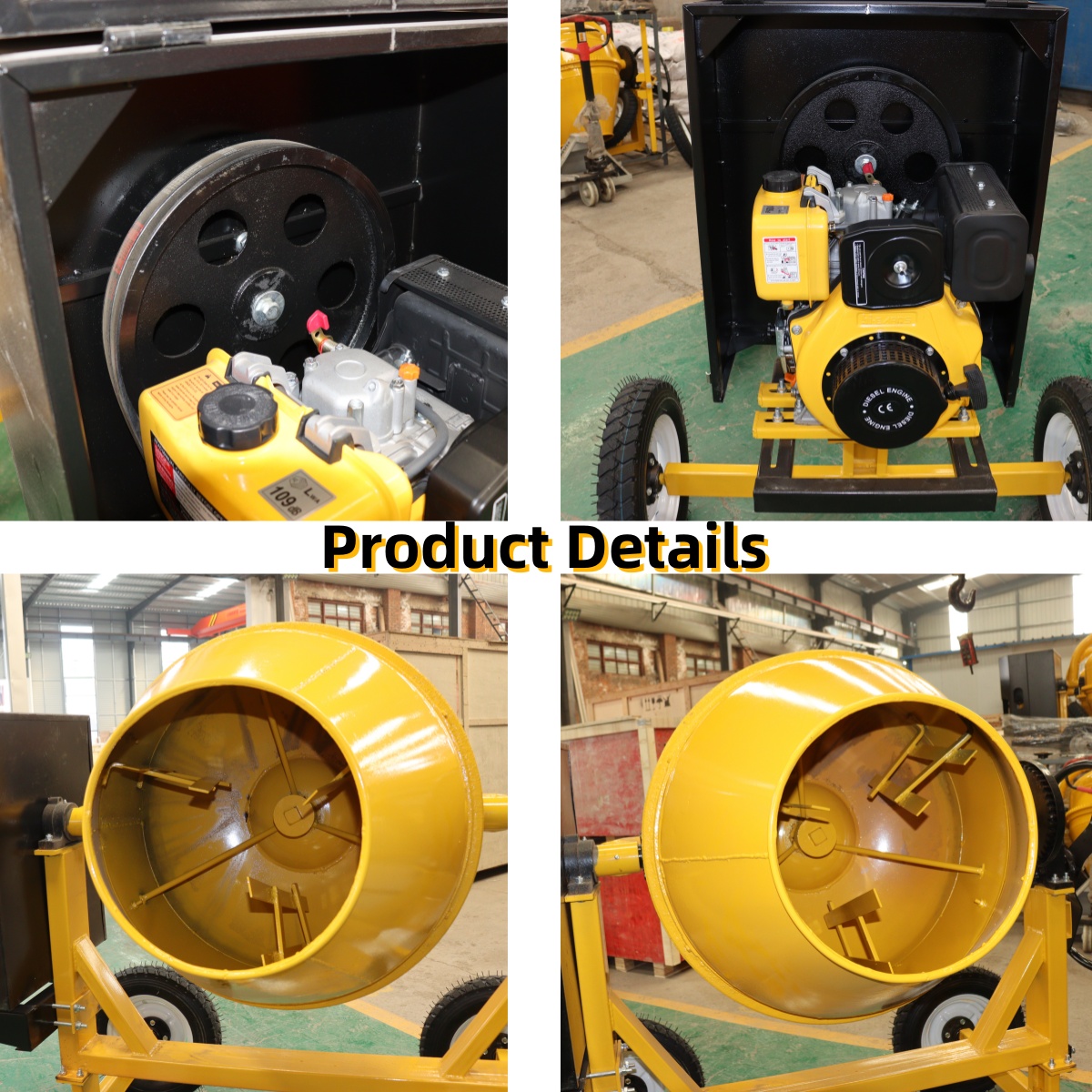 خلاط خرسانة محمول عالي الكفاءة - مراجعة Concrete Mixer Small وسعره